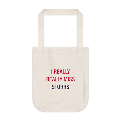 I Really Really Miss Storrs Organic Canvas Tote Bag