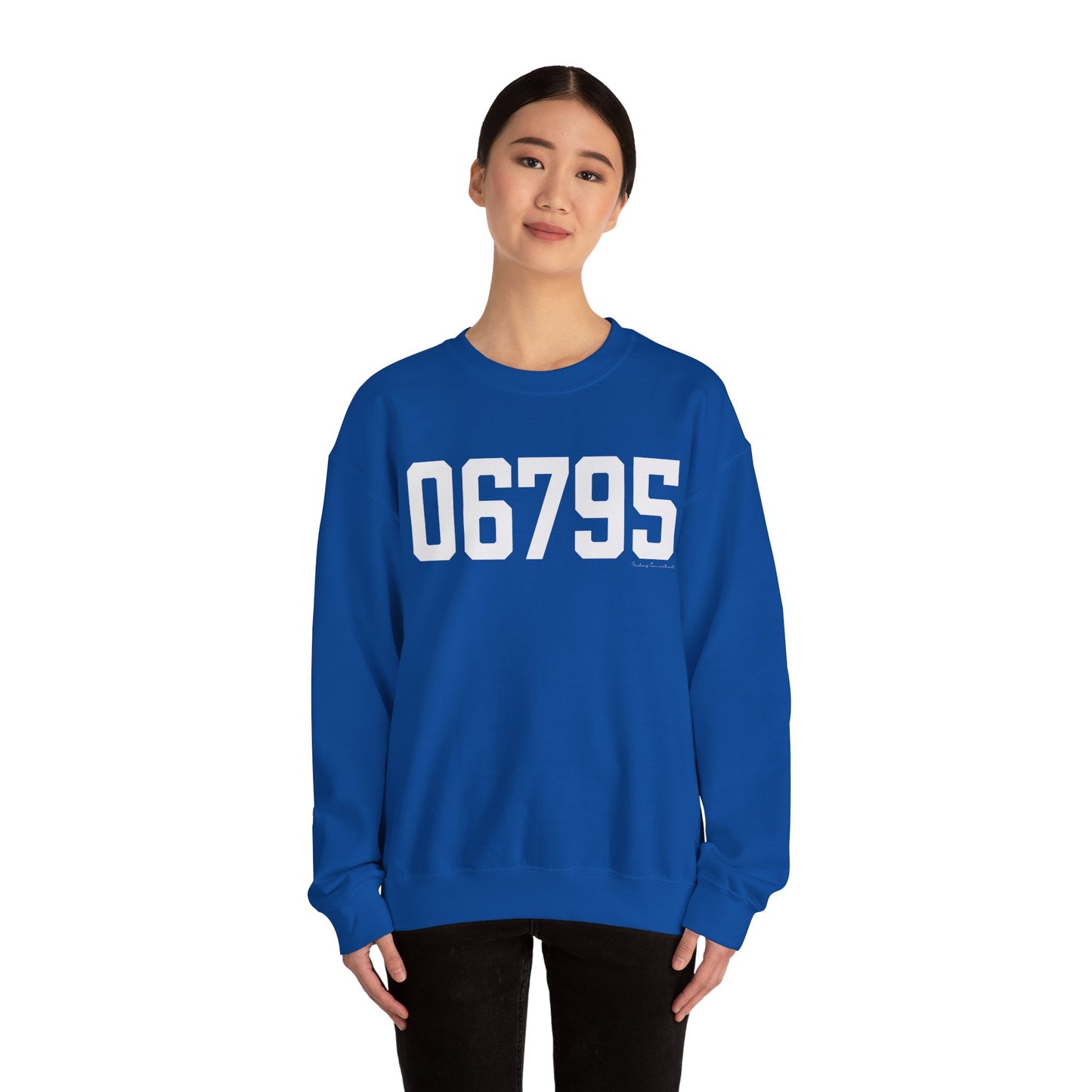 06795 - Watertown CT Zip Code Unisex Heavy Blend™ Crewneck Sweatshirt