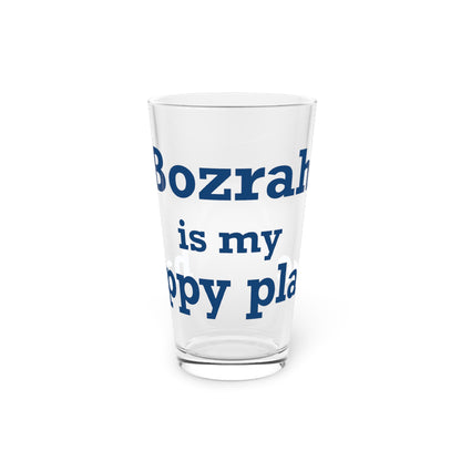 Bozrah is My Happy Place Pint Glass, 16oz