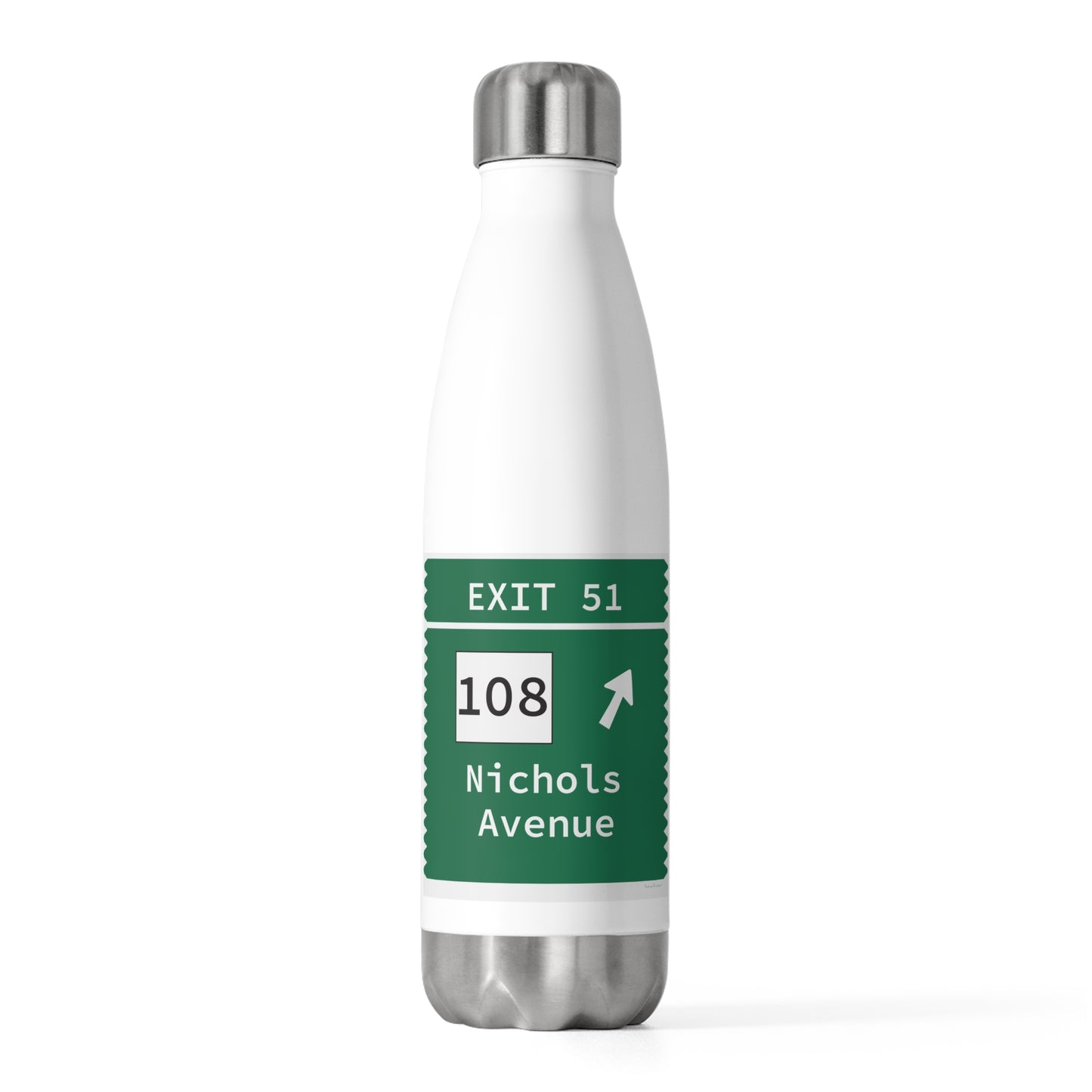 Vintage Merritt Parkway Exit 51 Sign 20oz Insulated Bottle