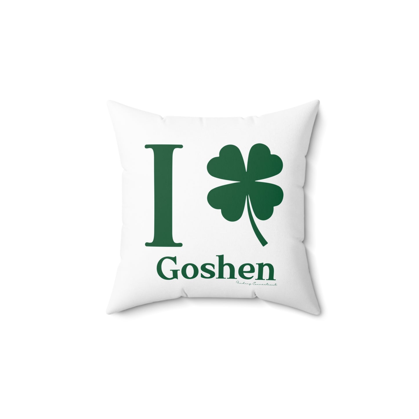 I Clover Goshen Spun Polyester Square Pillow