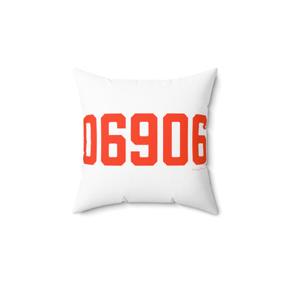 06906 Stamford Connecticut Zip Code Spun Polyester Square Pillow