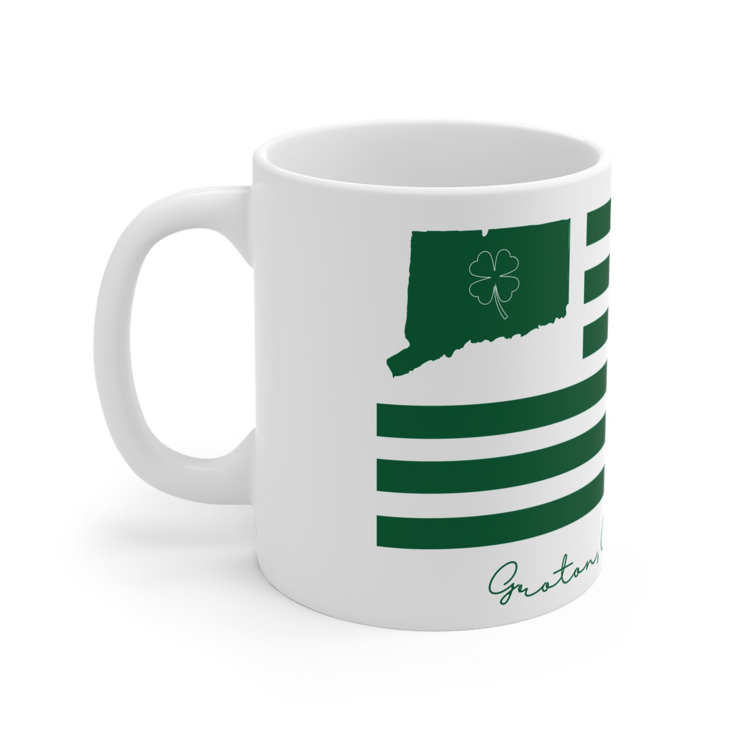 Groton Connecticut St. Patrick’s Day Flag Mug 11oz