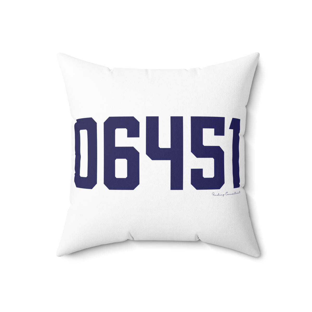 06451 Meriden Connecticut Zip Code Polyester Square Pillow