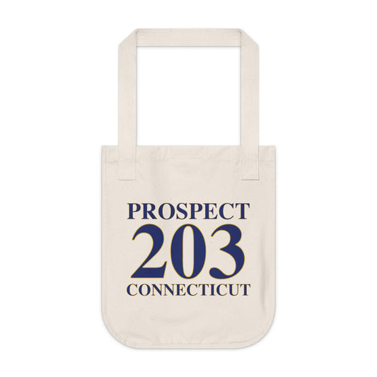 Prospect 203 Connecticut Organic Canvas Tote Bag