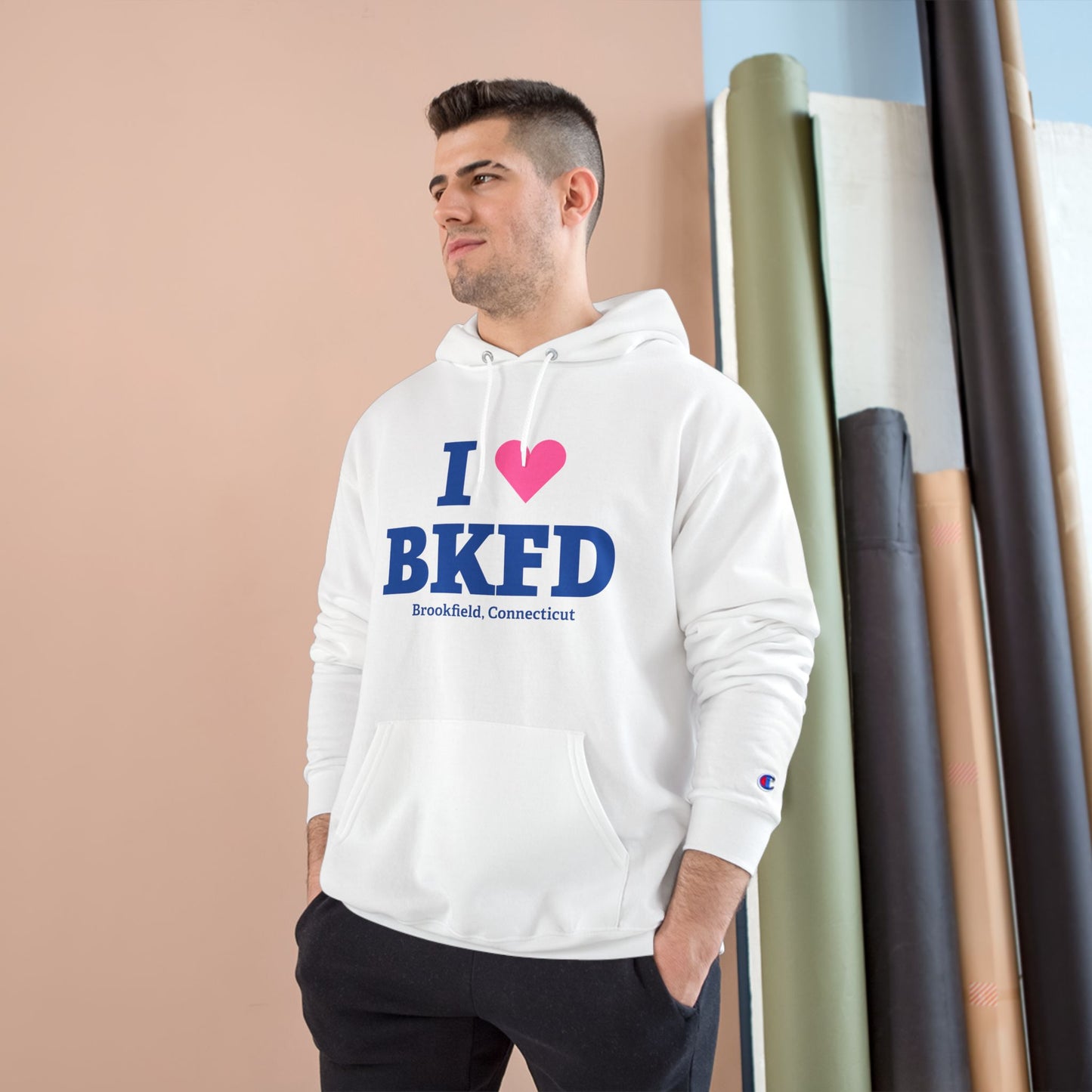 I Heart BKFD Champion Hoodie