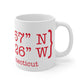 Monroe Coordinates Mug 11oz