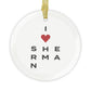 Sherman Vision Glass Ornaments
