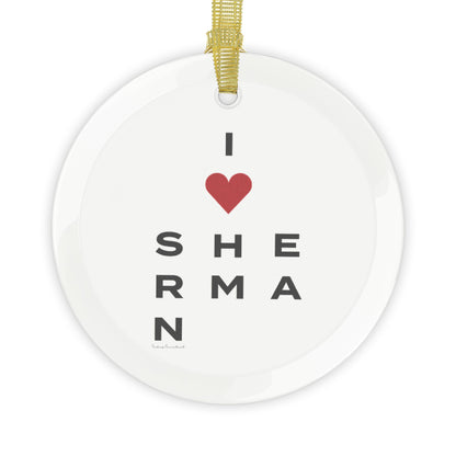 Sherman Vision Glass Ornaments