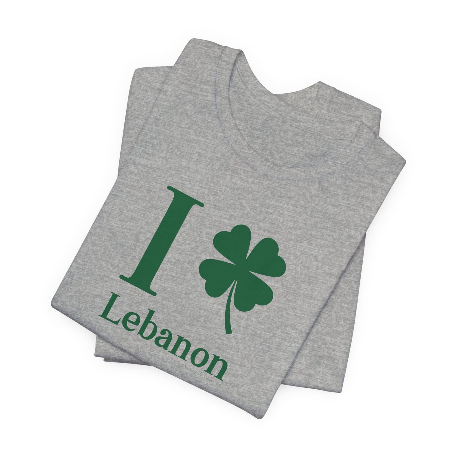 I Clover Lebanon Unisex Jersey Short Sleeve T-Shirt