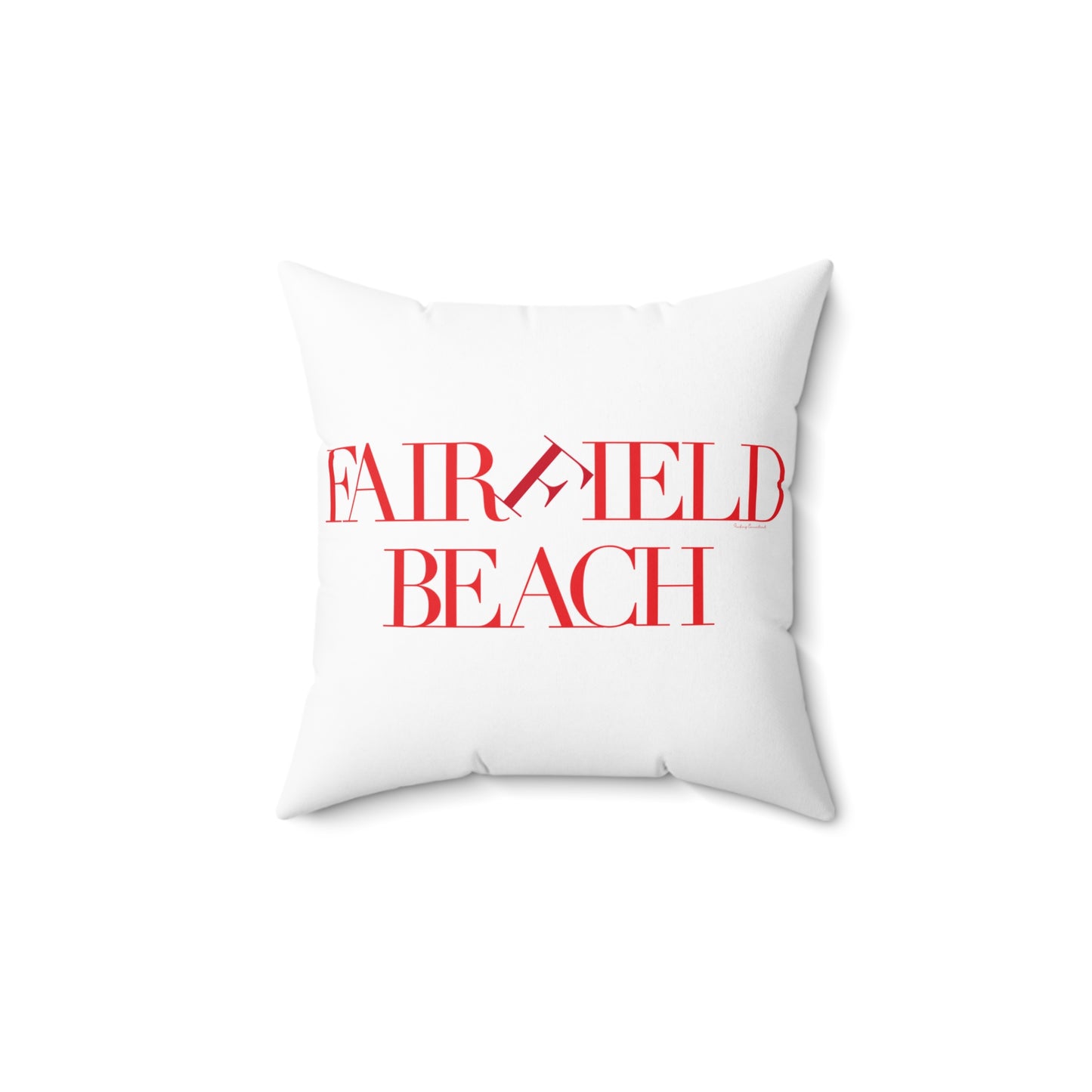 41 Tilt Fairfield Beach Spun Polyester Square Pillow