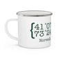 Norwalk Coordinates Enamel Camping Mug