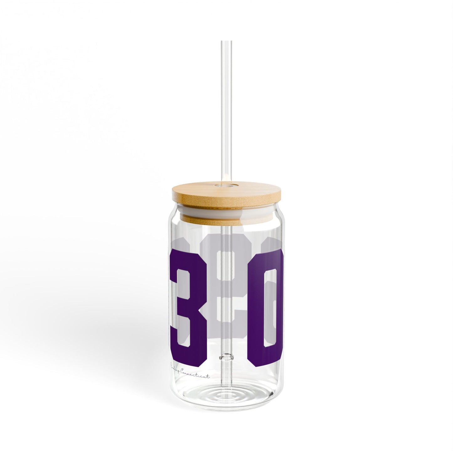 06903 Stamford Connecticut Zip Code Sipper Glass, 16oz