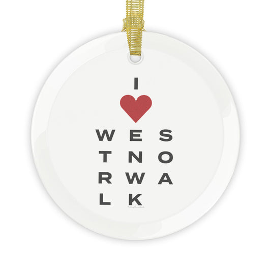 West Norwalk Vision Glass Ornaments