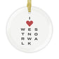 West Norwalk Vision Glass Ornaments