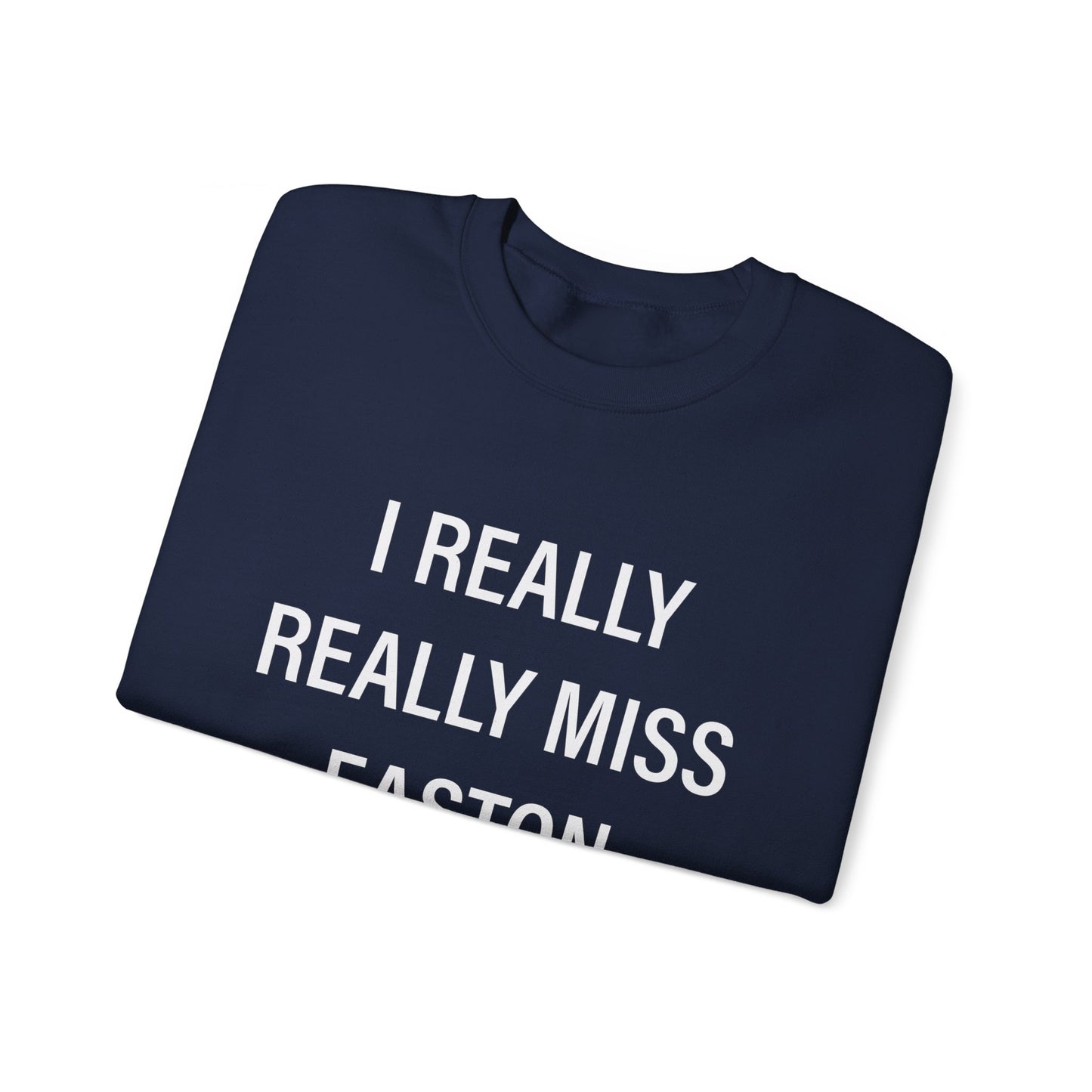 I Really Really Miss Easton Unisex Heavy Blend™ Crewneck Sweatshirt