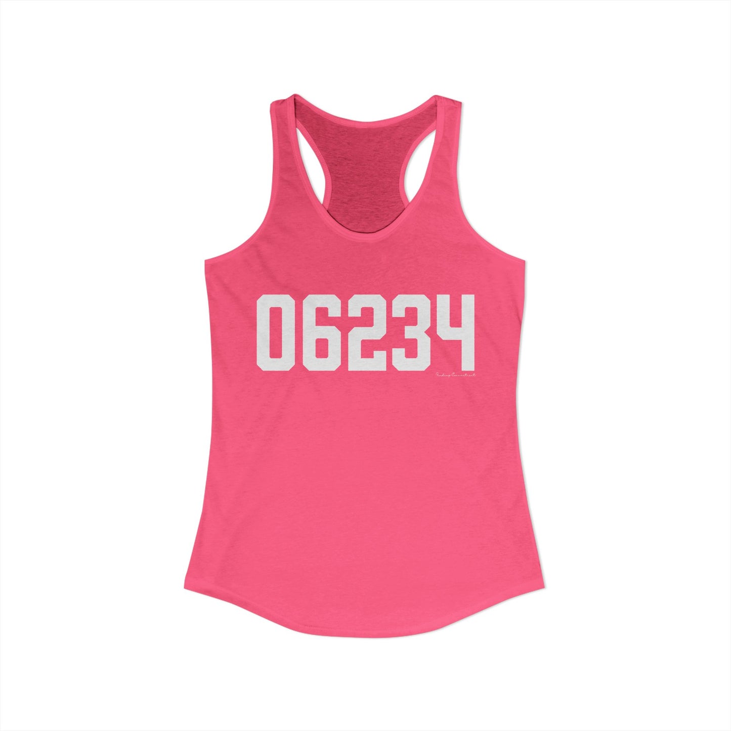 06234 Brooklyn CT Zip Code Women's Ideal Racerback Tank Top