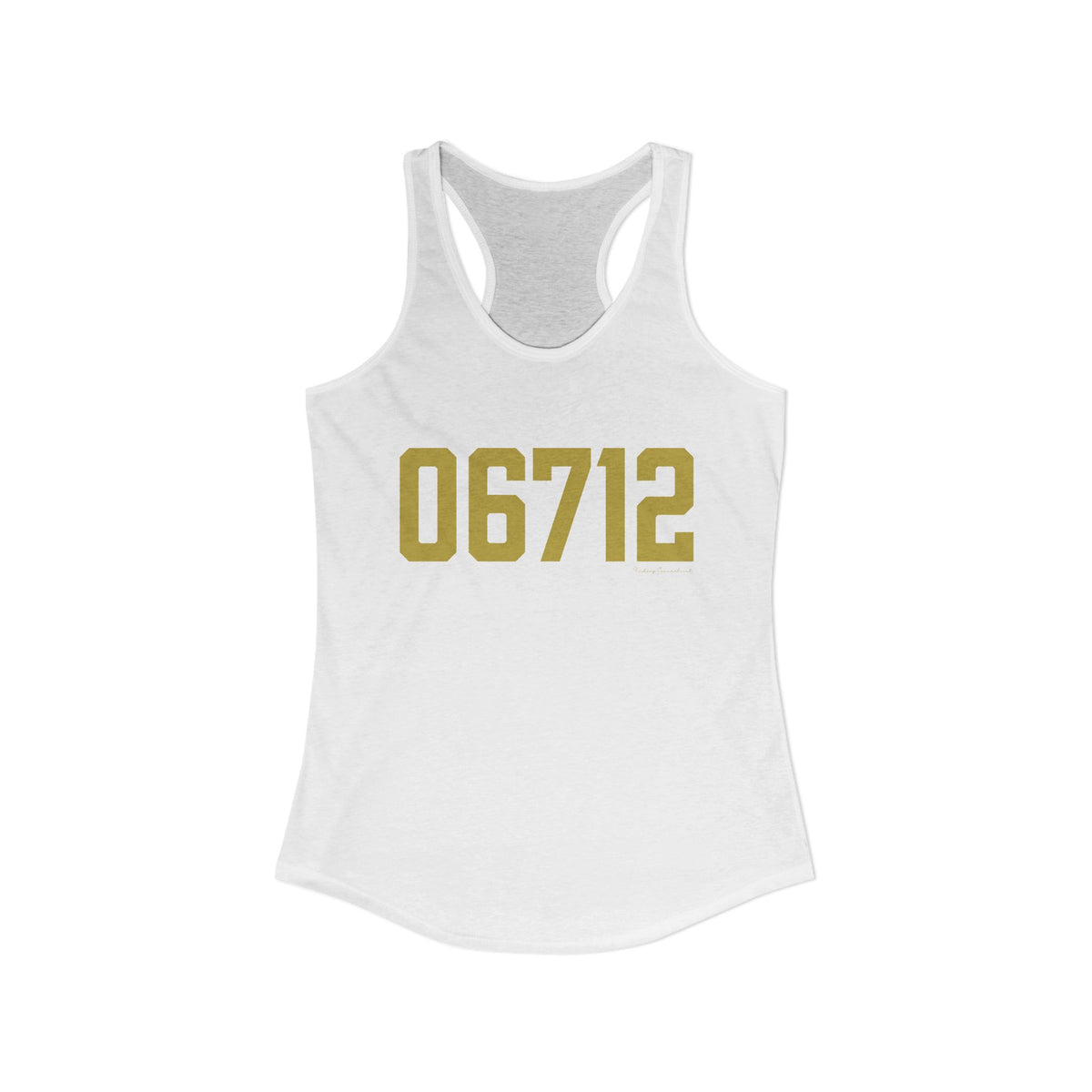 06712 Prospect Connecticut Zip Code Women's Ideal Racerback Tank Top