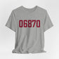 06870 - Greenwich Connecticut Zip Code Unisex Jersey Short Sleeve T-Shirt