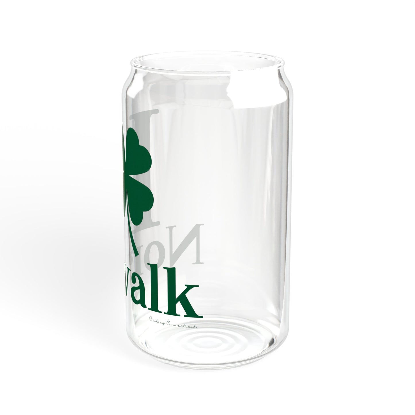 I Clover Norwalk Sipper Glass, 16oz