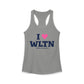 I Heart WLTNWomen's Ideal Racerback Tank Top
