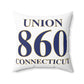 Union 860 Connecticut Spun Polyester Square Pillow