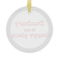 Danbury Is My Happy Place Mug 11oz Glass Ornaments