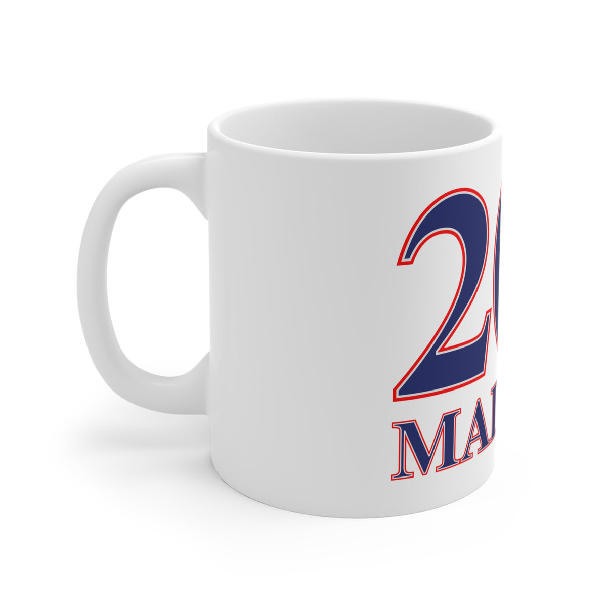 Madison Red, White & Blue Flag Mug 11oz