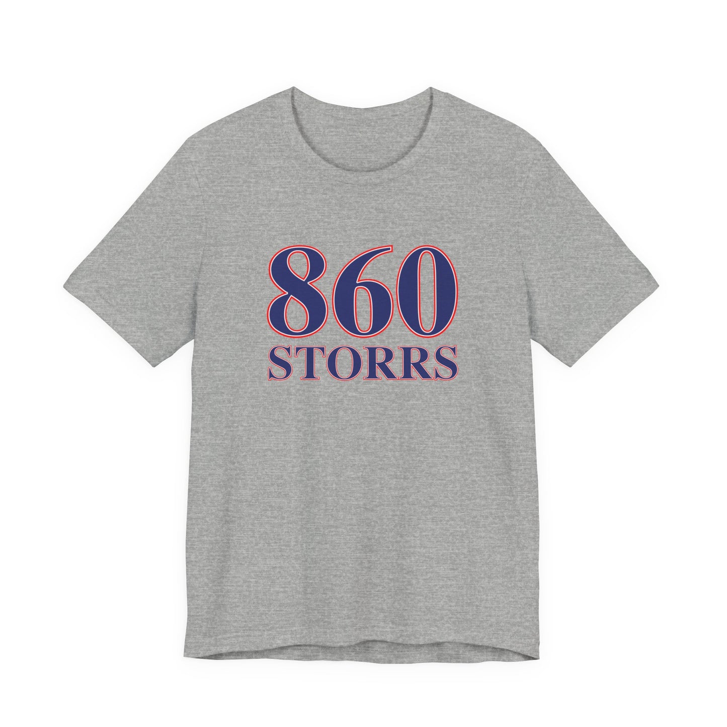 860 Storrs Red, White & Blue Unisex Jersey Short Sleeve T-Shirts