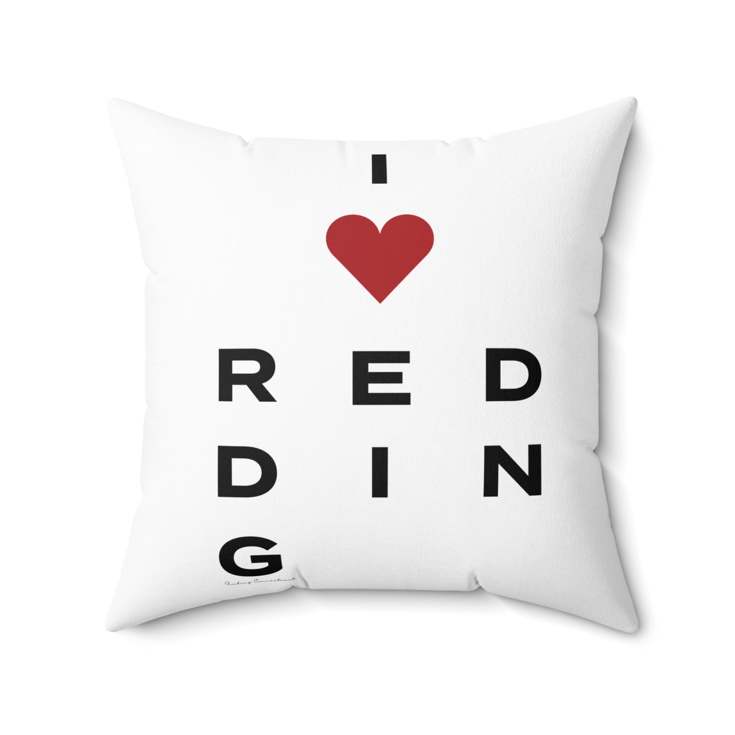 Redding Vision Spun Polyester Square Pillow