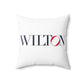 41 Tilt Wilton Spun Polyester Square Pillow