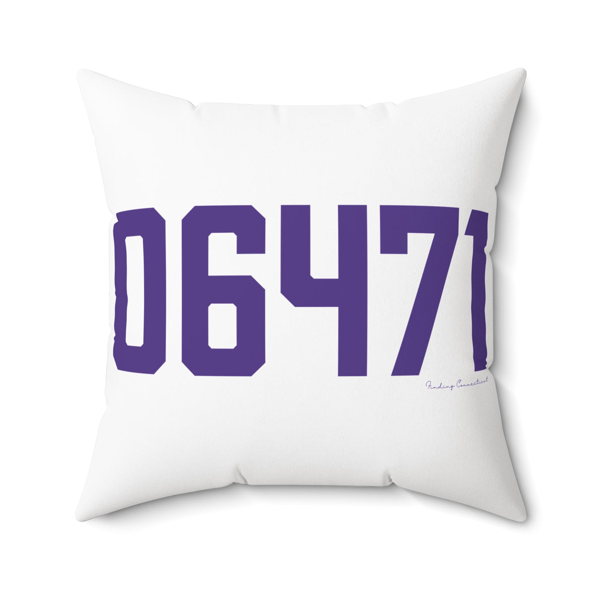 06471 North Branford Connecticut Zip Code Polyester Square Pillow