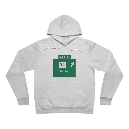 Vintage WCP Exit 58 Sign Unisex Sponge Fleece Pullover Hoodie