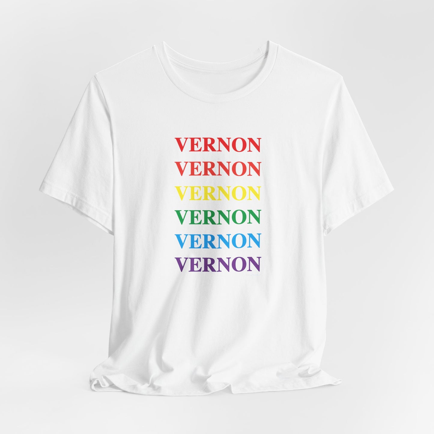 Vernon Pride Unisex Jersey Short Sleeve Tee