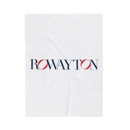 41 Tilt Rowayton Velveteen Plush Blanket