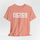 06269 Storrs CT Zip Code  Zip Code Unisex Jersey Short Sleeve T-Shirt