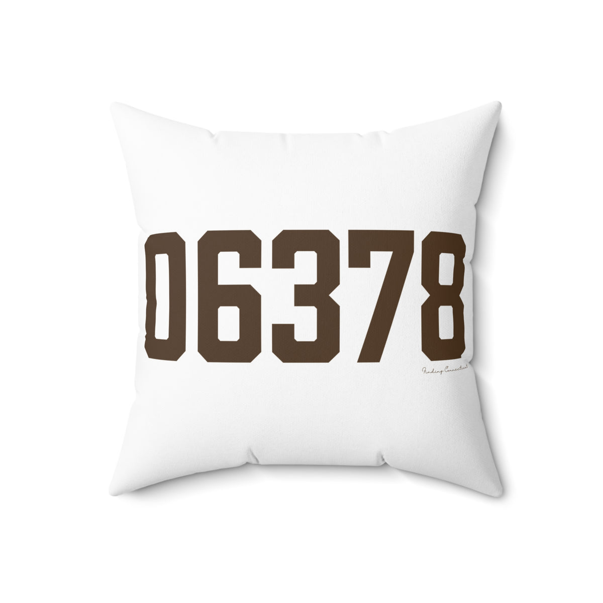 06378 Sprague Connecticut Zip Code Spun Polyester Square Pillow