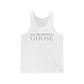 Copy of Just a kid listening to Goose - Gray & Purple Unisex Jersey Tank Top