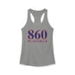 860 Plainfield Red, White & Blue Women's Ideal Racerback Tank Top