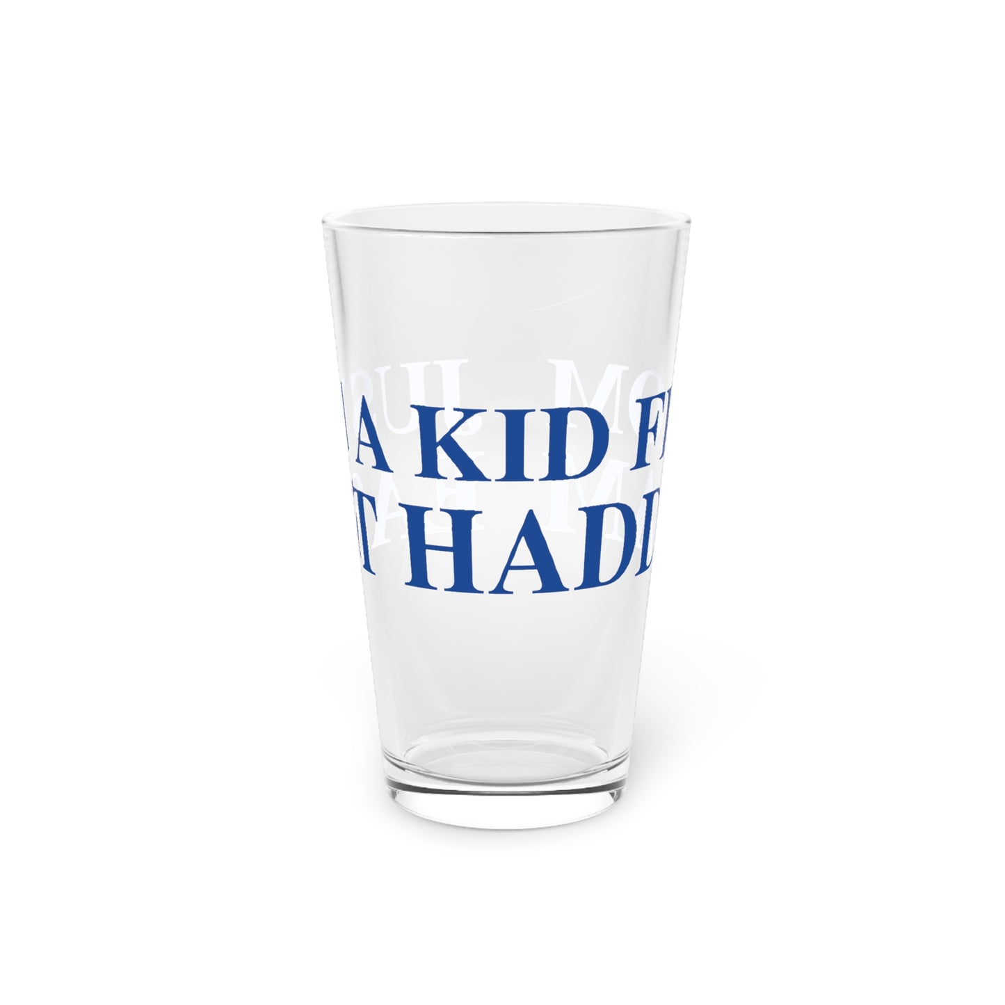 Just a kid from East Haddam Pint Glass, 16oz