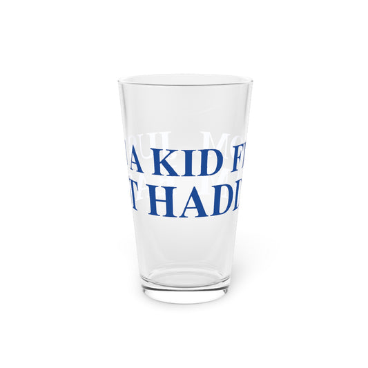 Just a kid from East Haddam Pint Glass, 16oz