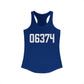 06374 Plainfield CT Zip Code Women's Ideal Racerback Tank Top