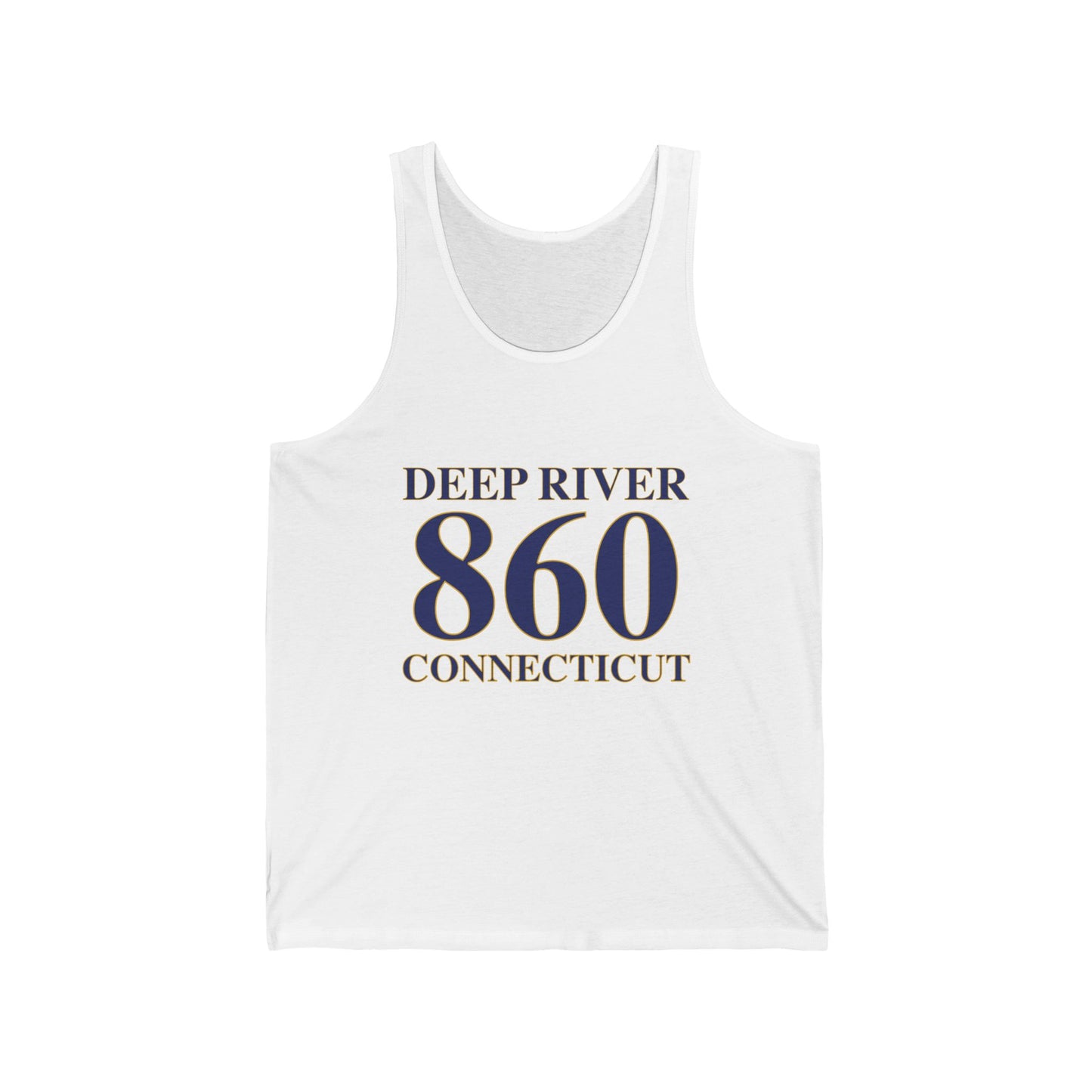 Deep River 860 Connecticut Unisex Jersey Tank