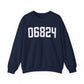 06824 Fairfield CT Zip Code Unisex Heavy Blend™ Crewneck Sweatshirt