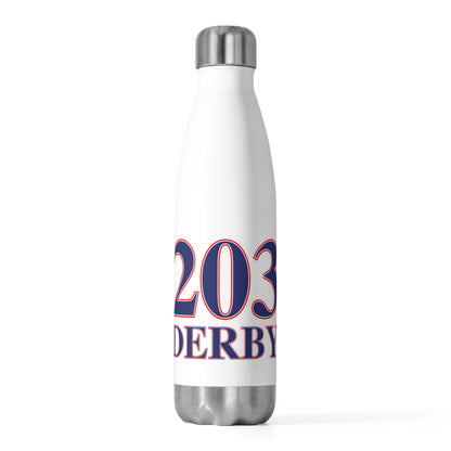 Derby Red, White & Blue 20 oz Insulated Bottle