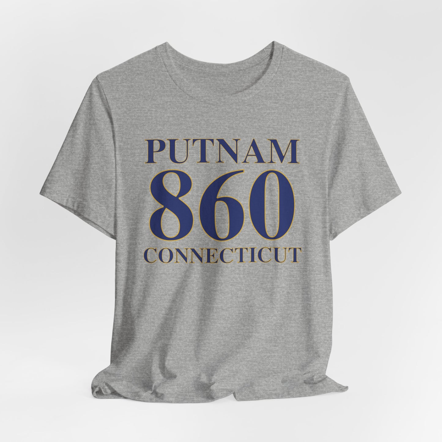 Putnam 860 Connecticut Unisex Jersey Short Sleeve T-Shirt