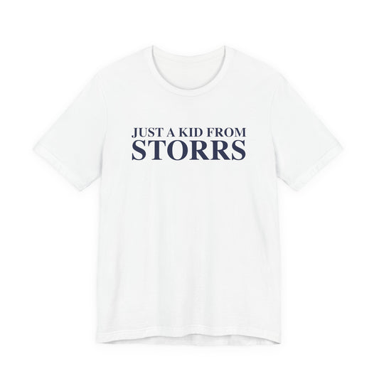 Just a kid from Storrs Unisex Jersey Short Sleeve T-Shirt