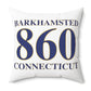 Barkhamsted 860 Connecticut Polyester Square Pillow