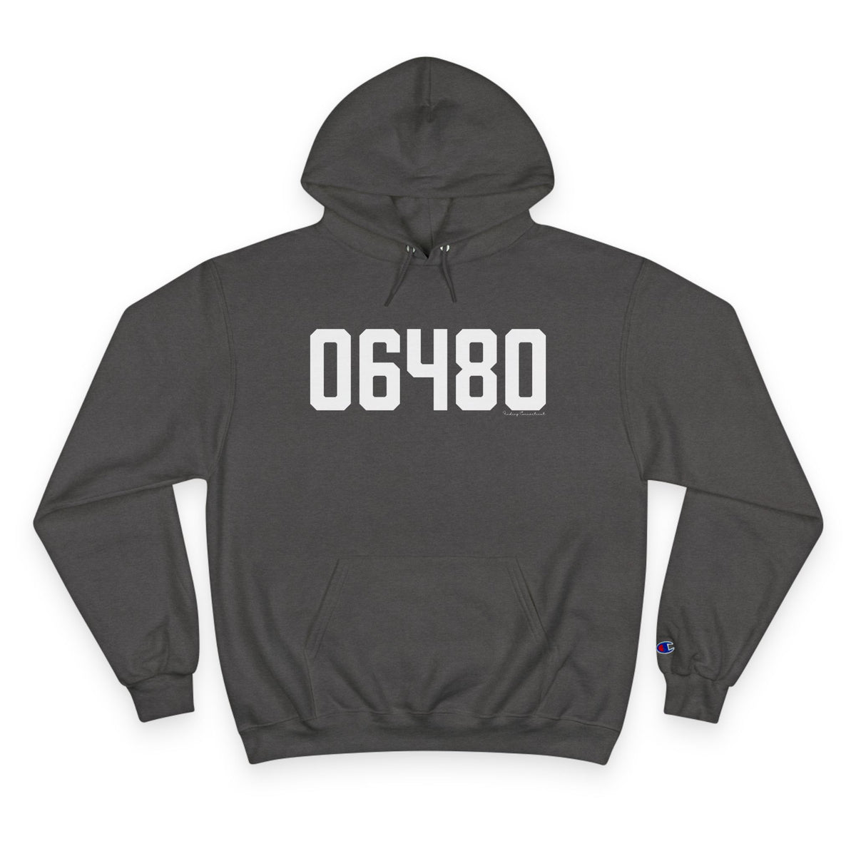 06480 Portland CT Zip Code Champion Hoodie