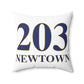 203 Newtown Spun Polyester Square Pillow